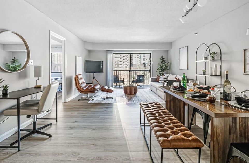 You’ll feel right at home in this inviting dining room, where you can enjoy meals with family or friends in a warm and comfortable setting.