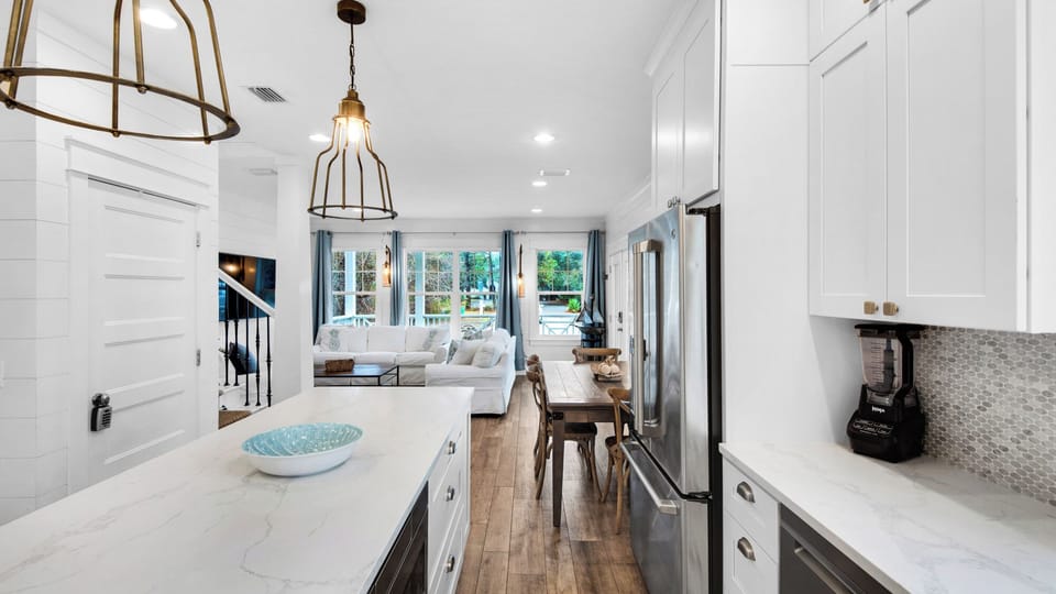 Best of Both Worlds - Kitchen into Living Area