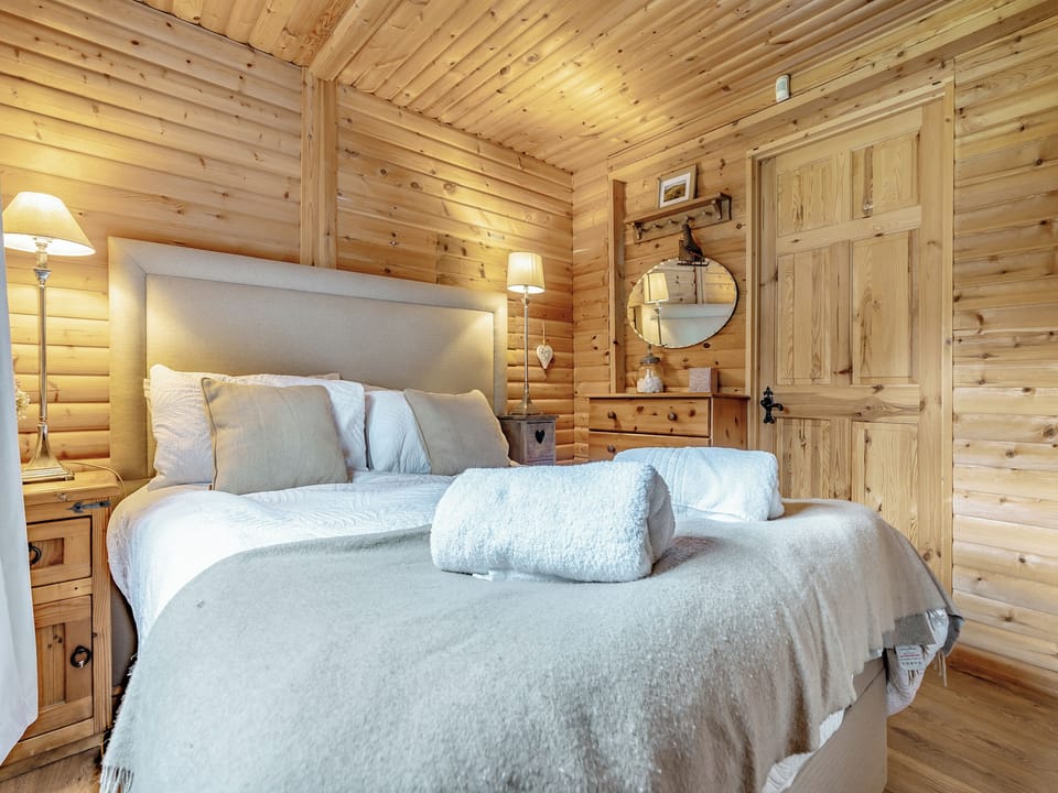 Double bedroom | Hygge Cabin - Hadrian&rsquo;s Garden, Hexham