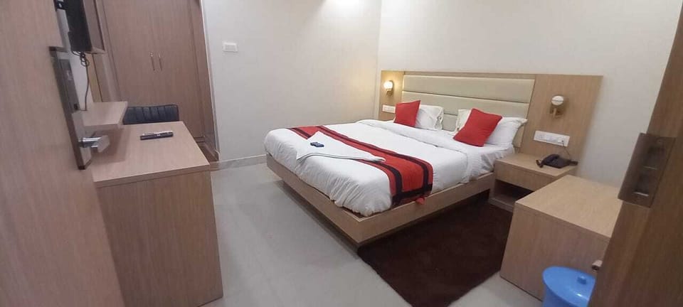 Double Room, Multiple Beds, Transfer Shower, Private Bathroom | In-room safe, desk, soundproofing, iron/ironing board