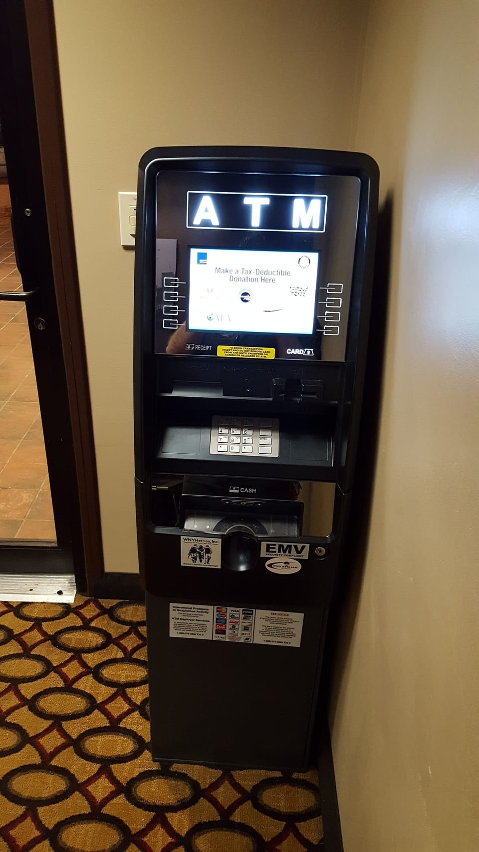 ATM/banking on site