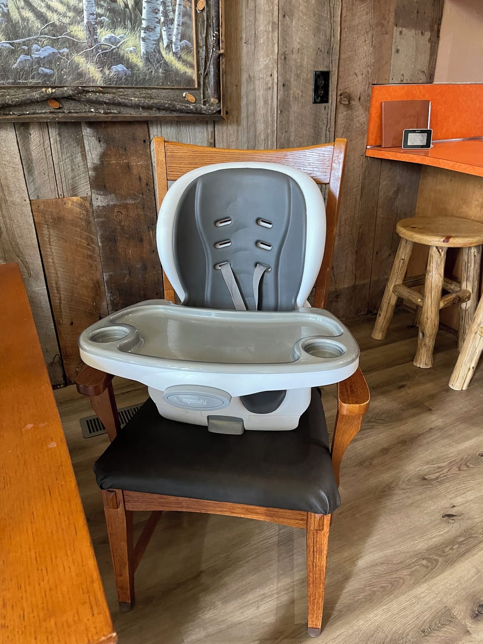 A high chair