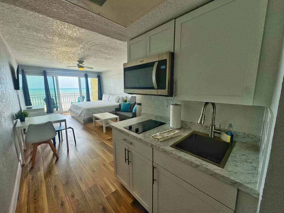 Whip up your favorite meals in this stylish and functional kitchen.