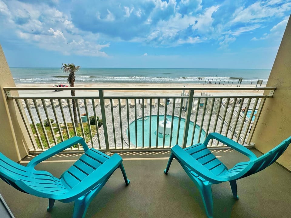 Sip your coffee and soak in the panoramic seaside views.