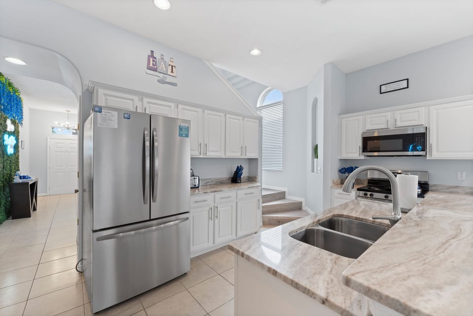 kitchen with all new appliances 