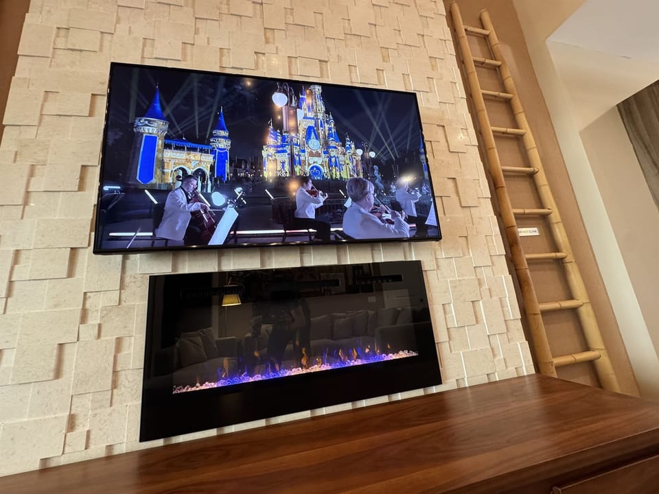 Family Room Electric Fireplace