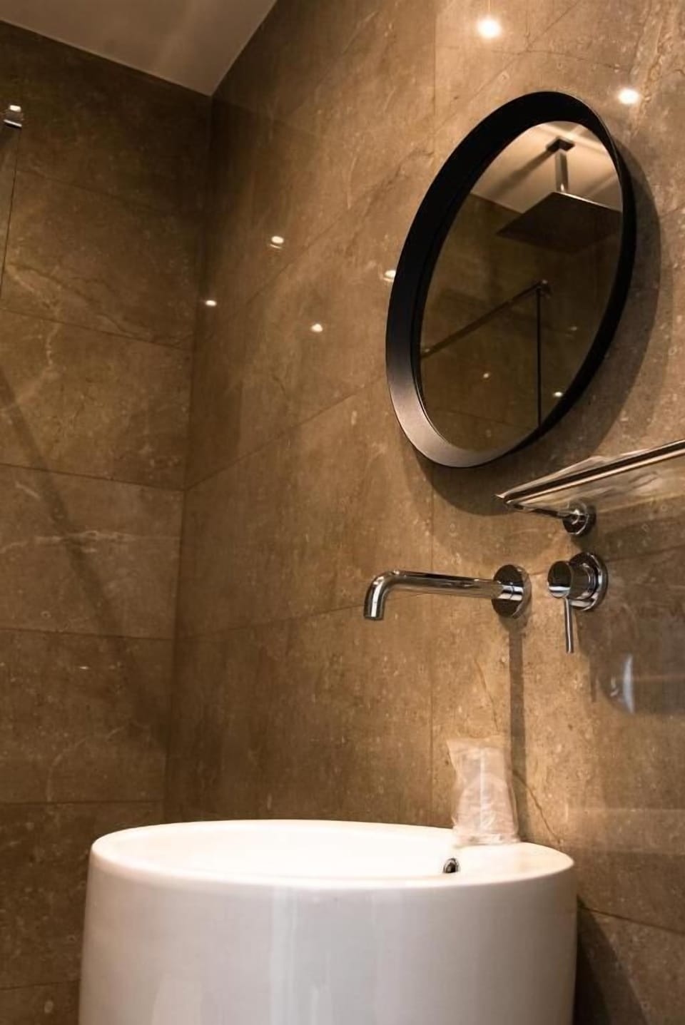 Shower, free toiletries, hair dryer, slippers