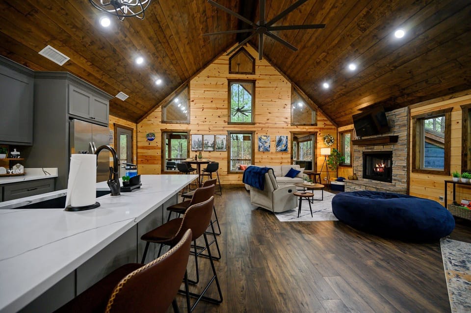 Enjoy the open flow of the main living spaces