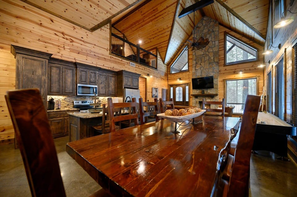 Make mealtime memories together at the dining table, seating 8
