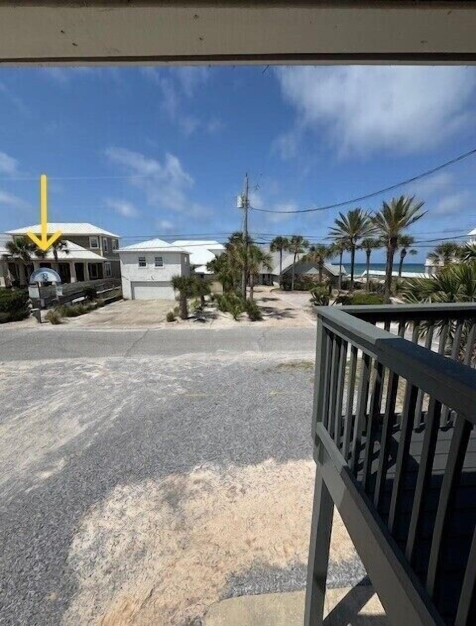 Beach Access 8 leading directly onto the beach, directly across from Motel