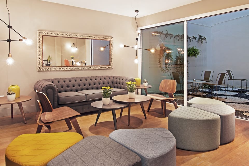 Lobby sitting area