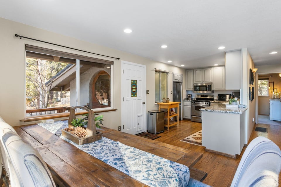 Open Dining & Kitchen Area