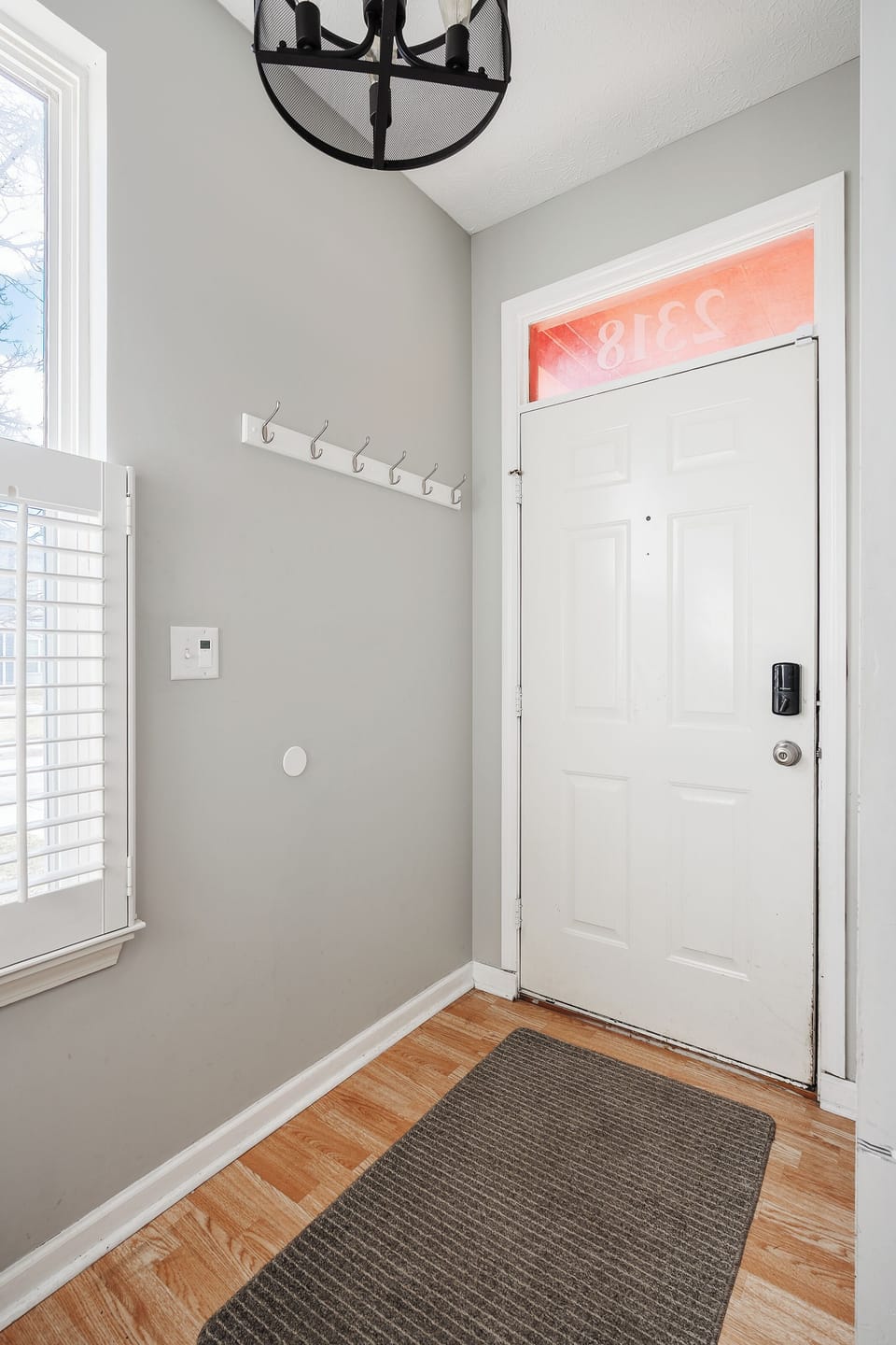 Interior entrance