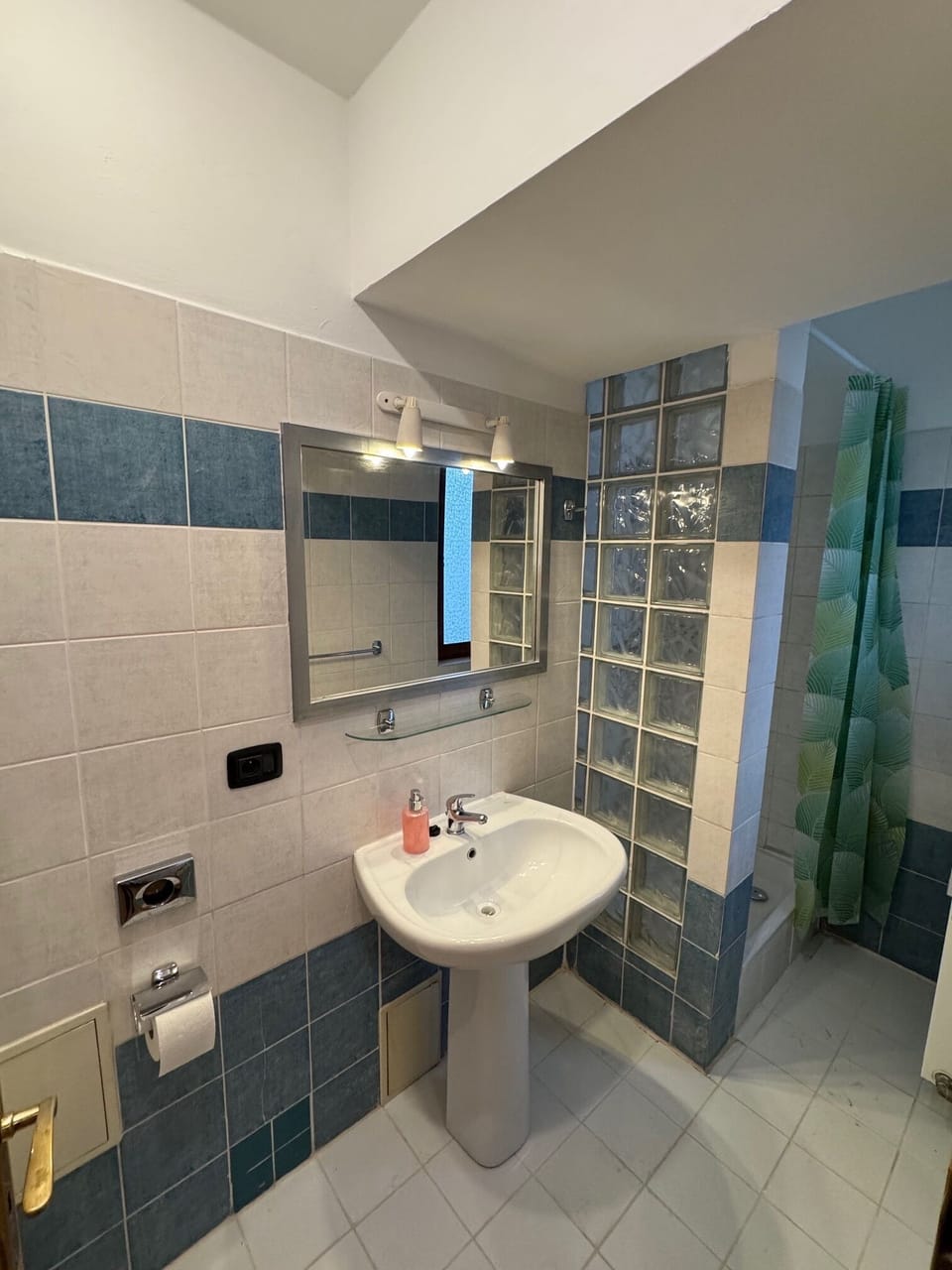 Apartment | Bathroom | Shower, hair dryer, towels, toilet paper