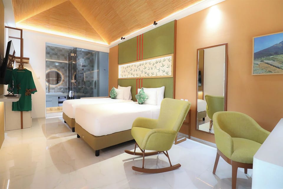 Premier Room, Terrace, Garden View | Desk, laptop workspace, free WiFi