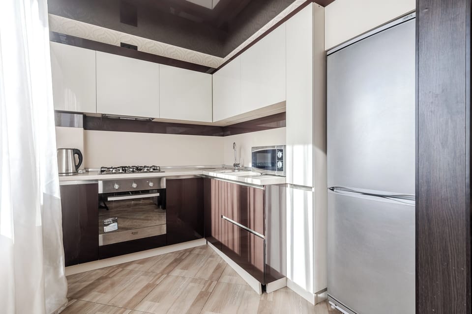 Standard Apartment, City View | Private kitchen