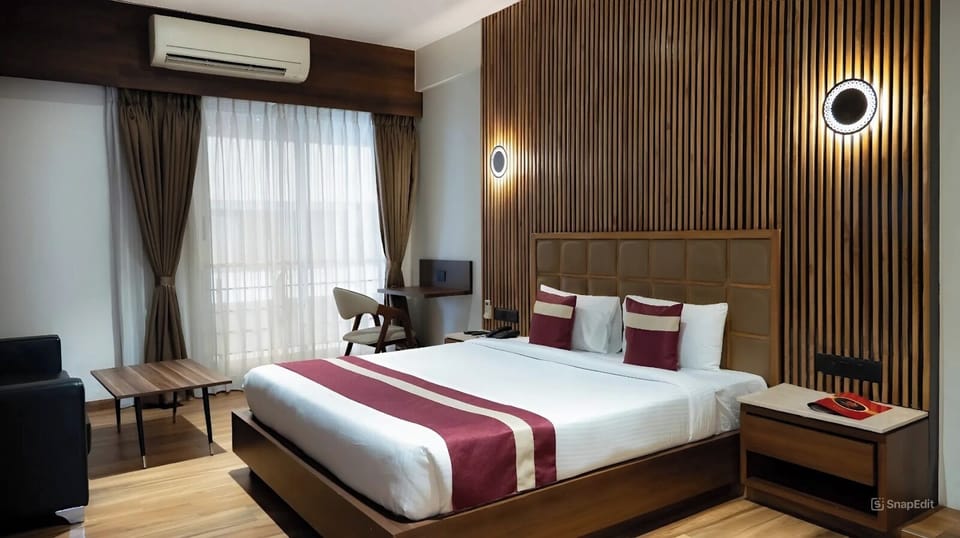 Deluxe Double Room, 2 Double Beds | In-room safe, soundproofing, free WiFi