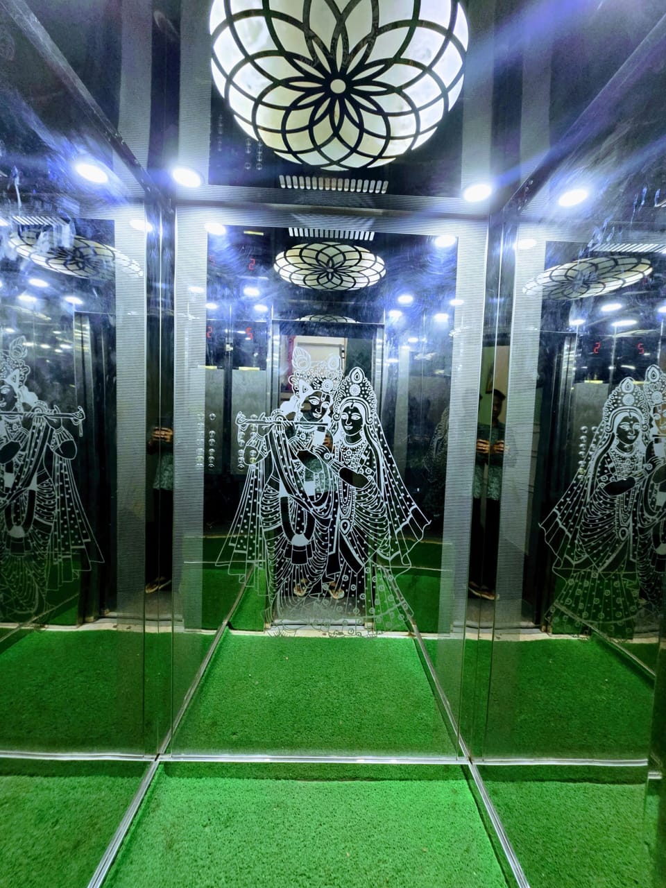 Interior entrance