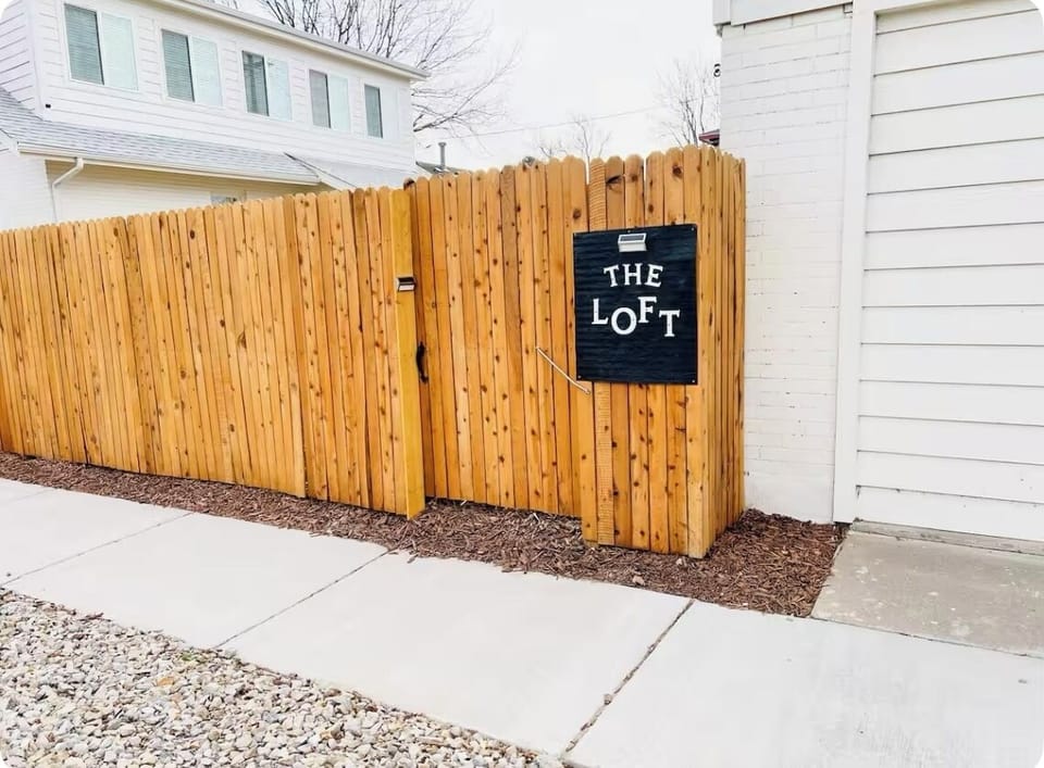 Private entrance to the Loft. 