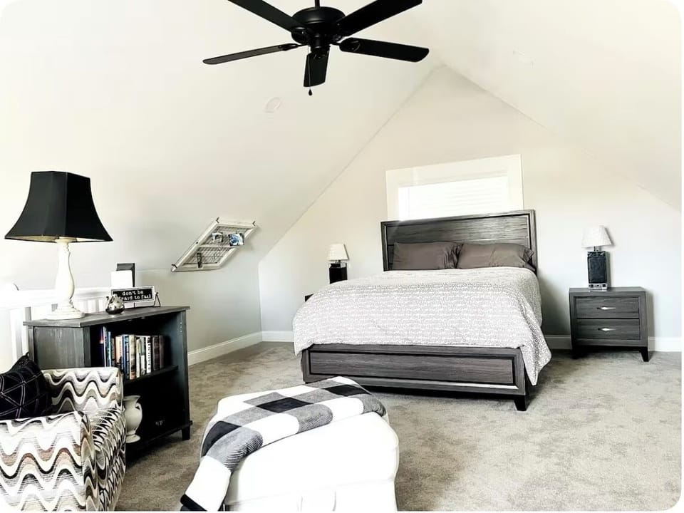 Snooze in comfortable bedding, read a book in the corner, or watch TV in bed. 