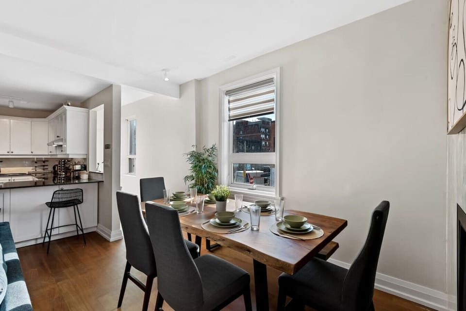 As you take your seat, the dining room`s sophisticated design sets the stage for memorable meals and conversations.