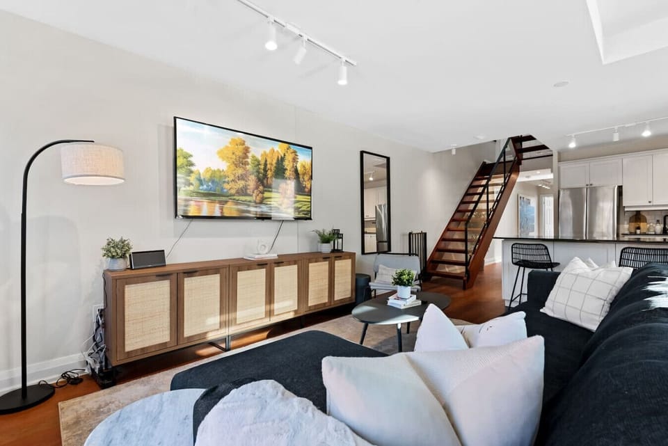 Once you enter the living room you`ll find a space that feels both luxurious and cozy, perfect for unwinding after a long day.