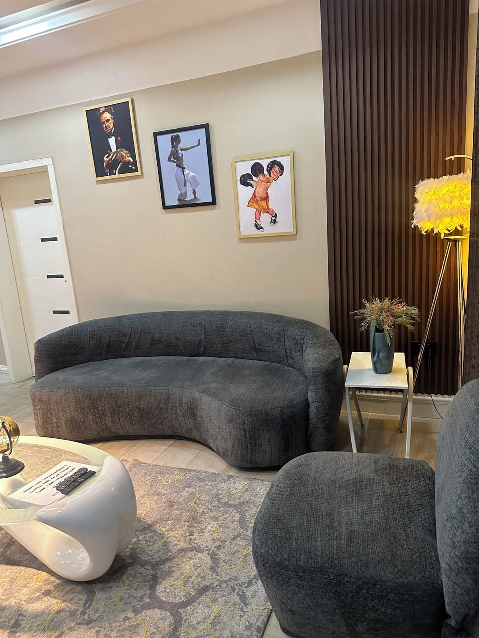 Deluxe Apartment, Balcony, City View | Living area | Flat-screen TV, video-game console
