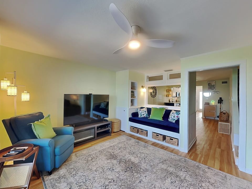 Living Area - Smart TV + Sitting Nook - First Floor