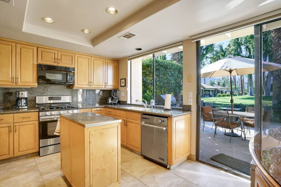 Our kitchen is arranged perfectly for your convenience