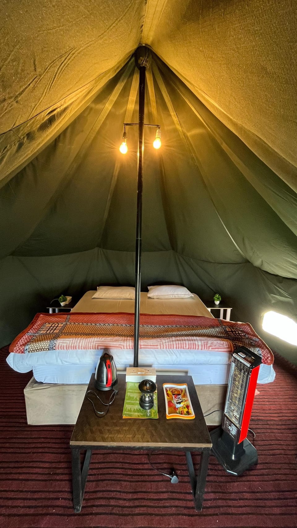 Comfort Tent, Balcony, Hill View | 2 bedrooms, blackout drapes, iron/ironing board, bed sheets