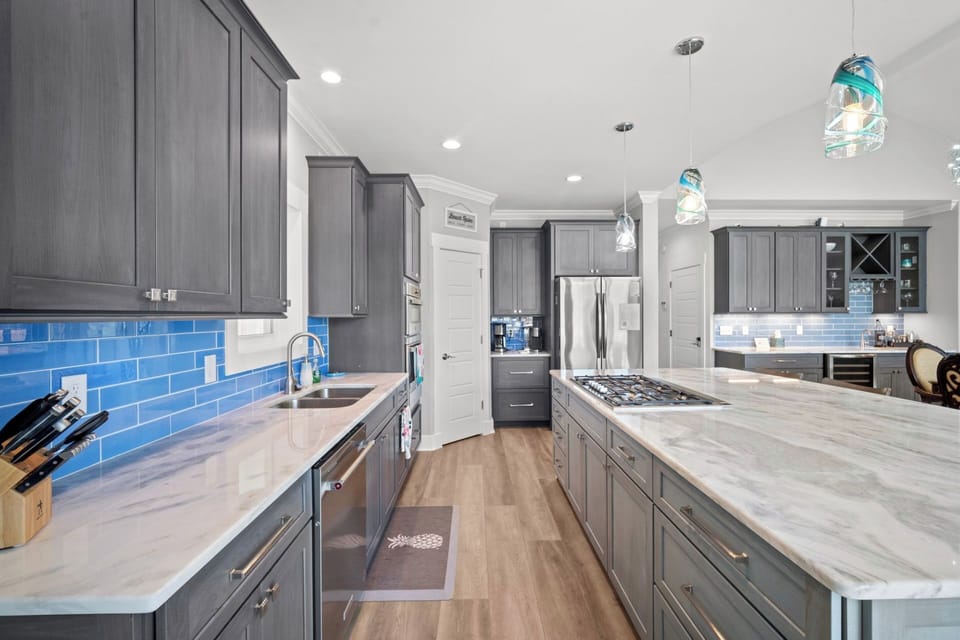 Kitchen with Coffee Bar and Wet Bar