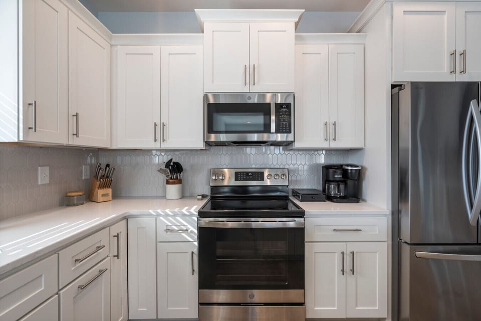 Perfect kitchen for cooking at home.