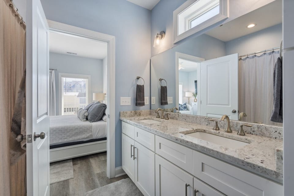 Large master bathroom
