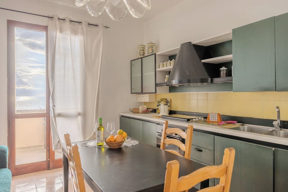 Apartment, Sea View | Private kitchen | Coffee/tea maker, electric kettle, cookware/dishes/utensils