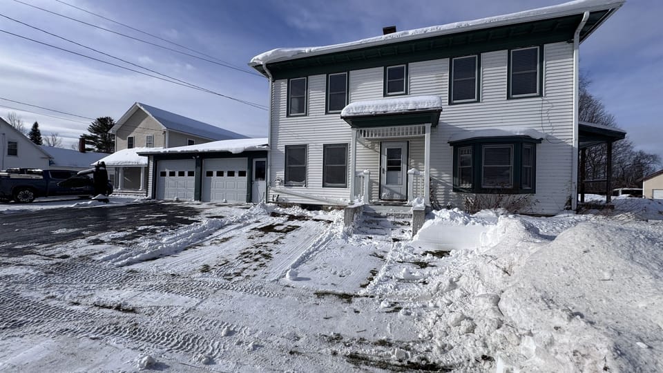 Exterior of the house as you pull up from the street