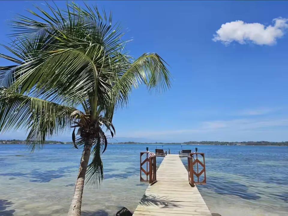 Our dock with the ocean just steps away.