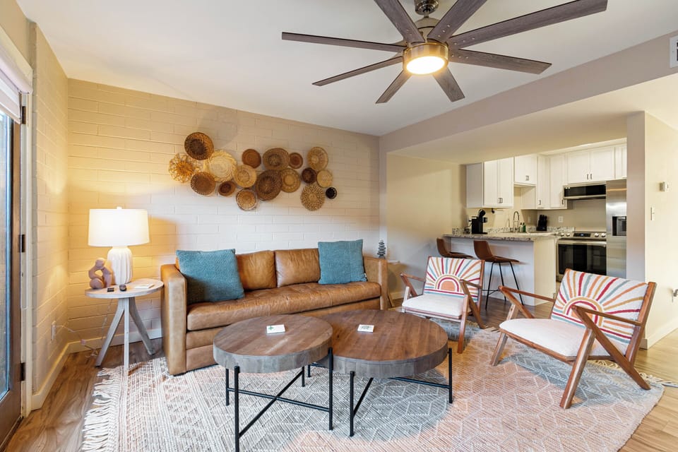 Living Room with patio access