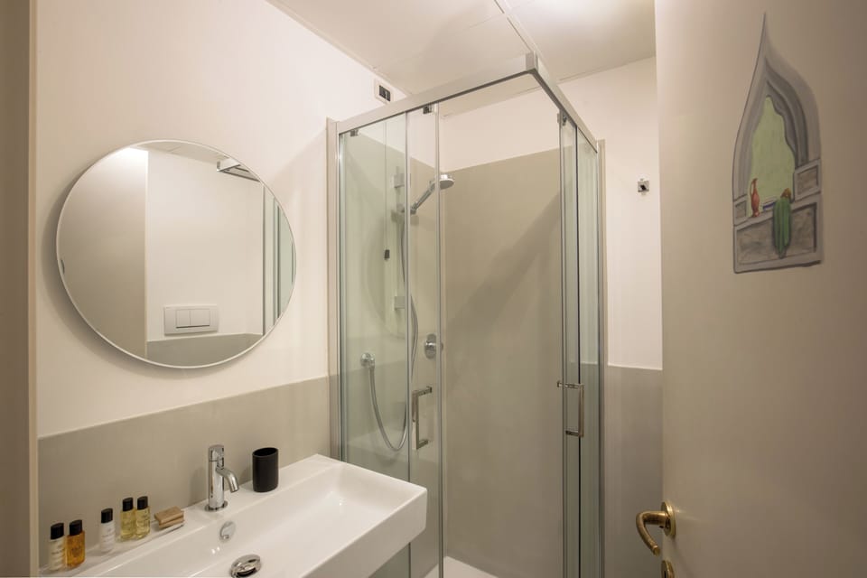 Shower, rainfall showerhead, hair dryer, bidet