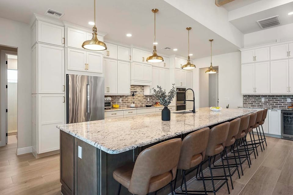 Kitchen with Massive Island