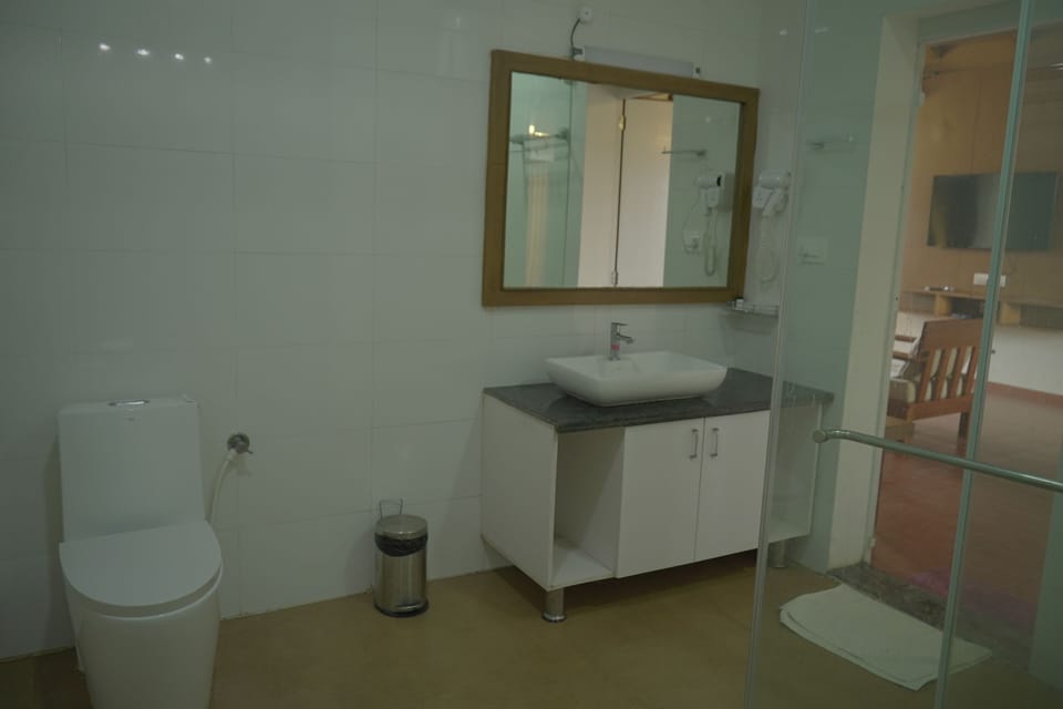 Luxury Suite | Bathroom | Shower, rainfall showerhead, free toiletries, towels