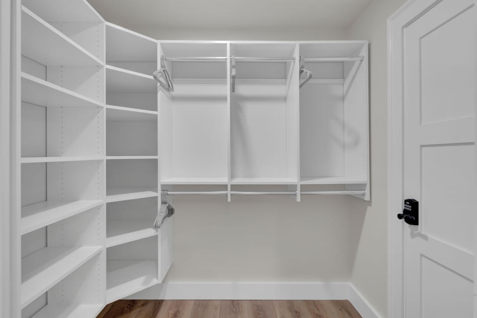Walk-in closet.