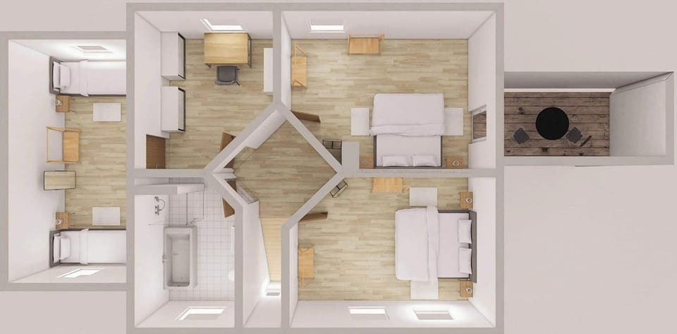 Floor plan upper floor