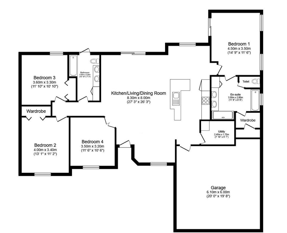 When planning your vacation, it's important to think about the layout and how best to assign rooms for everyone's comfort. Below is a suggested floor plan to help ensure a relaxing and enjoyable stay for all guests.