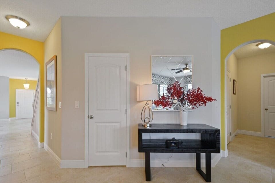 Hallway leading into living room