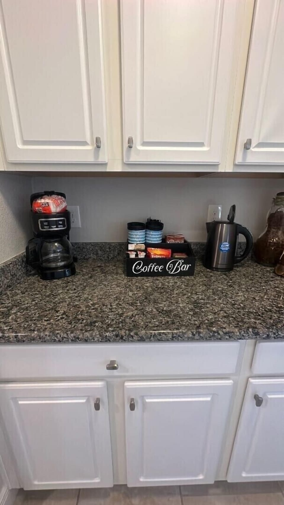 Complimentary coffee bar