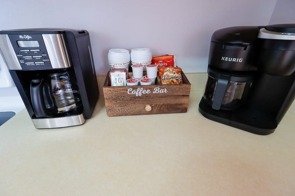 Start every morning with the perfect cup of coffee in your very own beautifully designed coffee station.