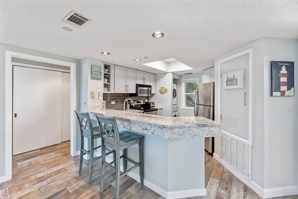 Kitchen with Bar Seating for Two