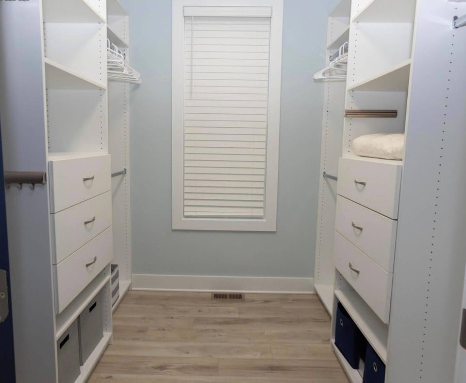 Bedroom 1 closet- primary floor 