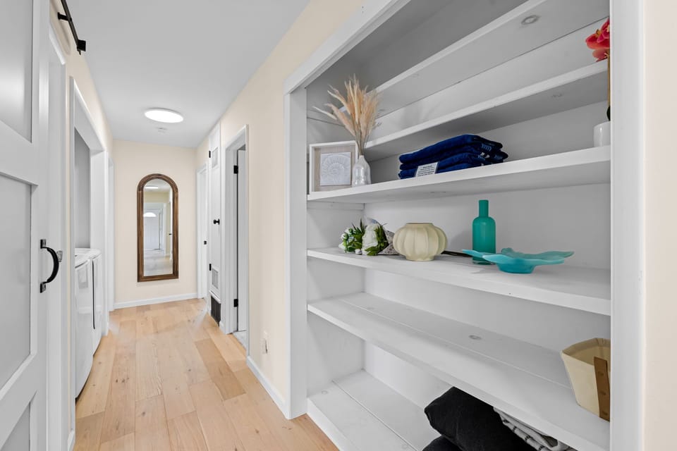 With Light Floor and Walls, the Home Feels Cheerful and Open