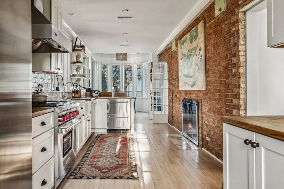 Because warmth belongs everywhere—especially here. (The fireplace is for decorative purpose only & not for use.)